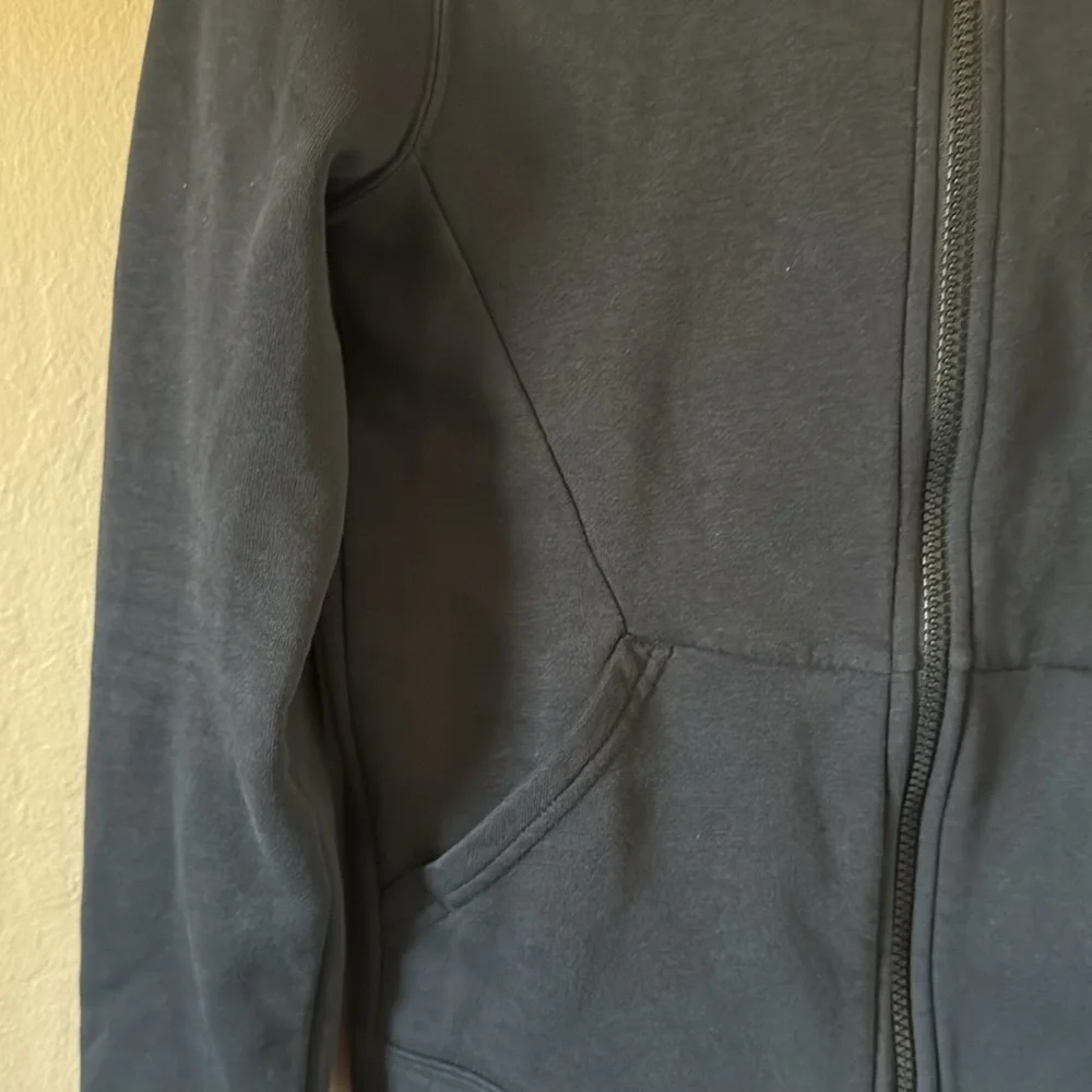 Nike Full Zip with Hoodie black fitted Sweatshirt size Medium